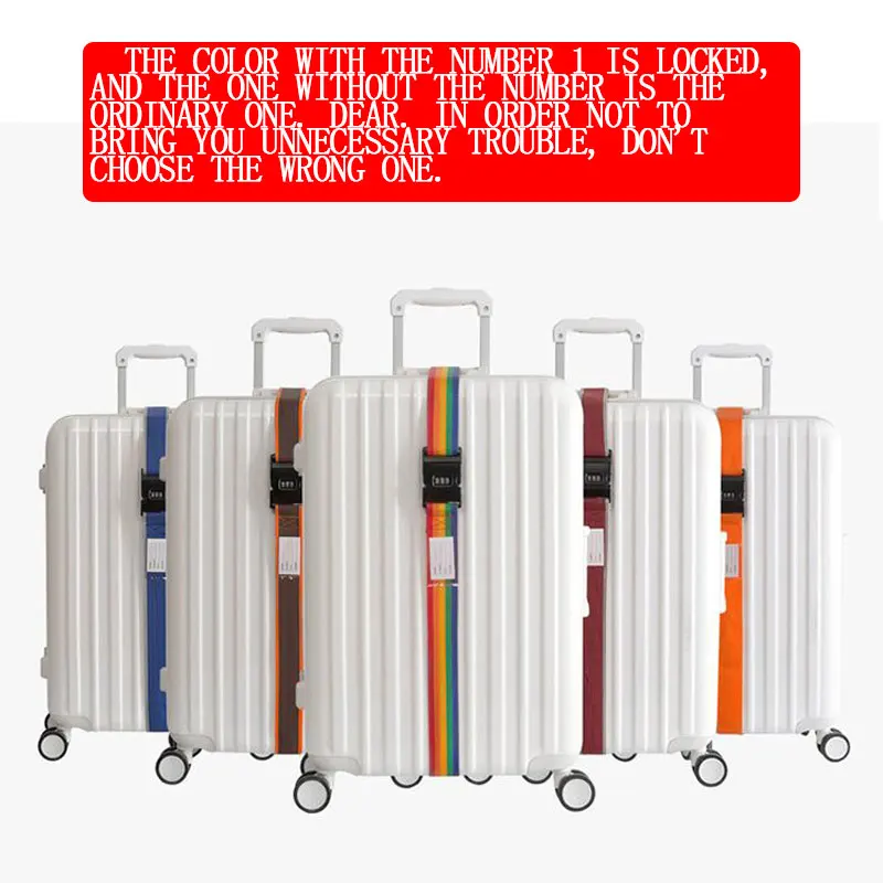 Багажный ремень с поперечным Ремешком регулируемый упаковочный 200 см Дорожный