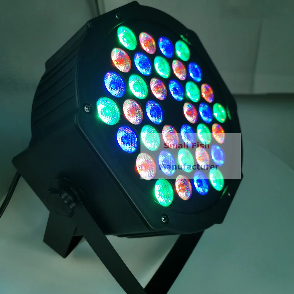 1 шт. 36X 3W плоский светодиодный светильник RGB светодиодный светильник DMX512 сценический светильник ing Luces Discoteca лазерный луч Luz De проектор Lumiere