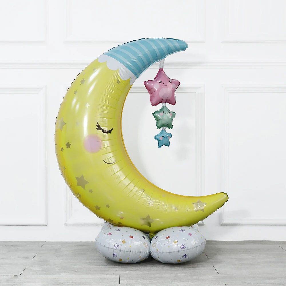 1 шт. стоячий воздушный шар в виде единорога 3D Сборка большой единорог из