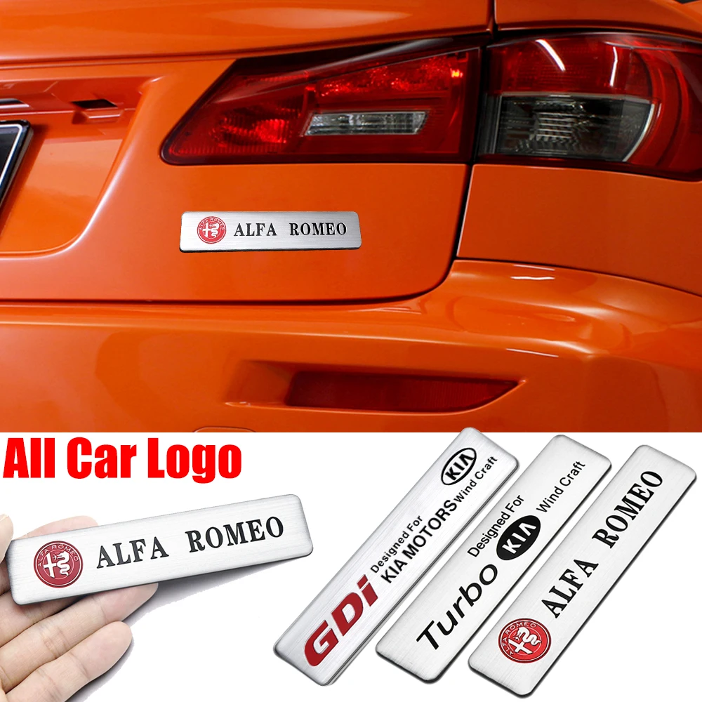 Авто Знак Наклейка 3D алюминиевый корпус задний багажник Декор автомобильный