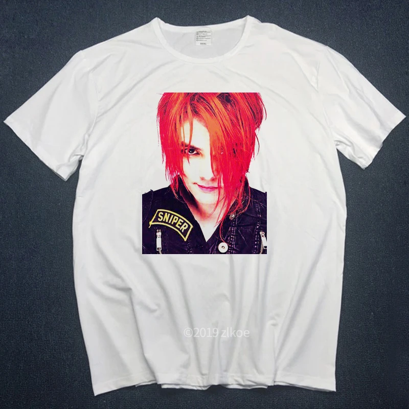 Панк рубашка My Chemical Romance футболки мужские топы летние белые топы Мужские Забавные футболки горячая Распродажа хип-хоп Уличная одежда размера плюс - Цвет: i3029c