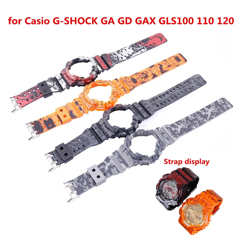 

Watch accessories resin strap suitable for Casio G-SHOCK GA GD GAX GLS100 110 120 men's and women's watch straps