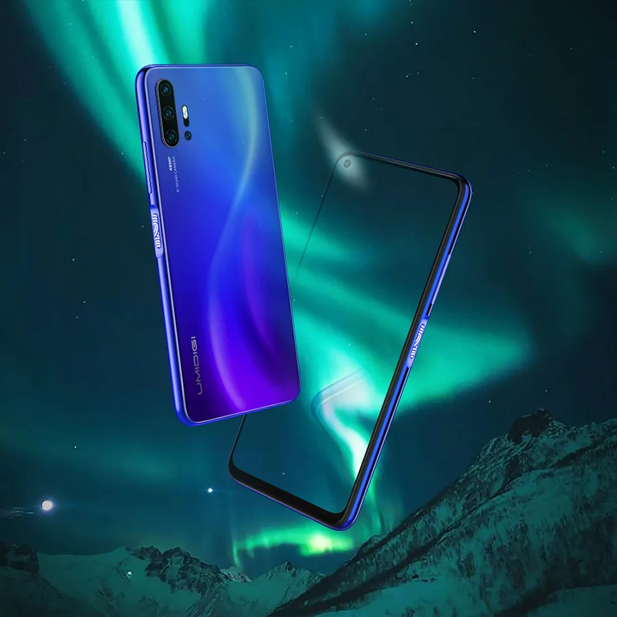 UMIDIGI F2 Android 10 глобальная версия 6,5" FHD+ 6GB 128GB 48MP AI Quad camera 32MP Selfie Helio P70 мобильный телефон 5150mAh мобильный телефон