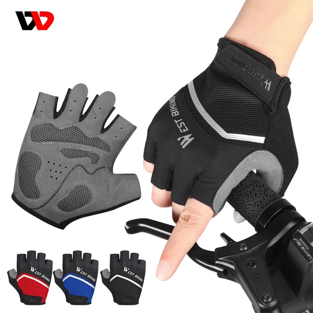 

Cycling Gloves MTB Road Bike Gloves Half Finger Bicycle Non-Slip Sport Gloves Shockproof Breathable Bicycle Gloves Equipment