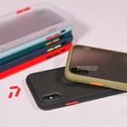 Двухцветный матовый чехол для Samsung S8 S9 S10 Plus S10e Note 10 Plus 8 9 Note10 Note9, цветные кнопки из поликарбоната и мягкий чехол из ТПУ