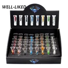 Мундштук для сигарет, мундштук из смешанного стекла с прокатным Ротовым фильтром диаметром 8 мм, подходит для рулонных фильтров большого размера, подарочные бумажные конусы