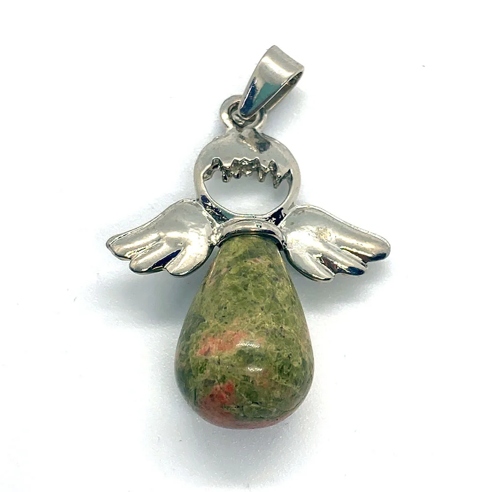 1 шт. серьги-подвески с натуральным камнем 25 х34 мм | Украшения и аксессуары