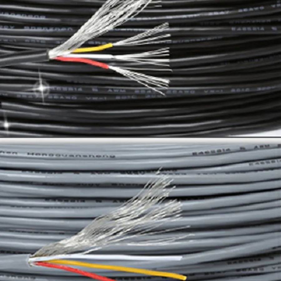 10 м UL2547 2P 3P 4P передача сигнала электронный экранированный кабель 22AWG 24AWG 26AWG 28AWG