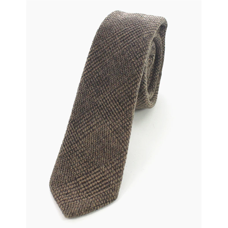 Мужские Шерстяные Галстуки JEMYGINS тонкие однотонные галстуки в клетку с