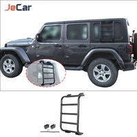 aluminum alloy car rear window extension climbing ladder for jeep wrangler jl 2018 up car exterior accessories