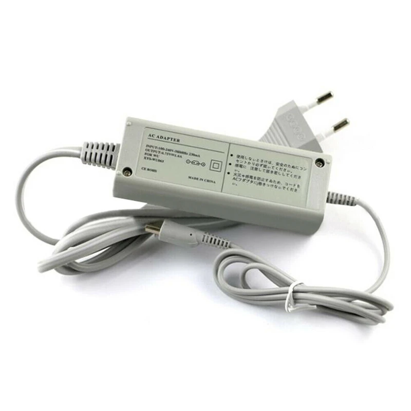 

AC Charger Adapter for Nintendo Wii Gamepad Controller Joystick EU Plug 100-240V Home Wall Power Supply