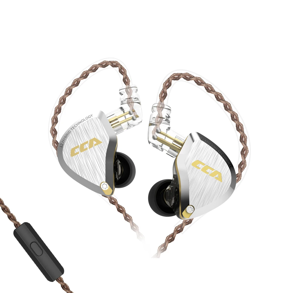 Металлические гибридные Hi Fi наушники CCA C12 5BA + 1DD 12 шт. вкладыши монитор