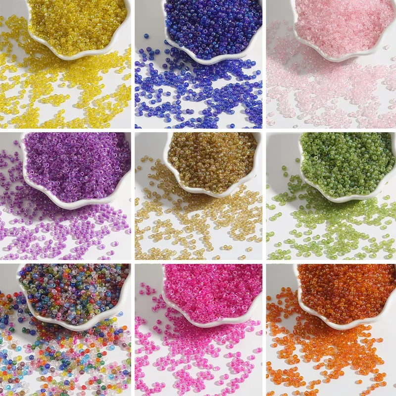 1000 шт. 2/3/4 мм прозрачные внутренние цвета чешские зеркальные семена для рукоделия