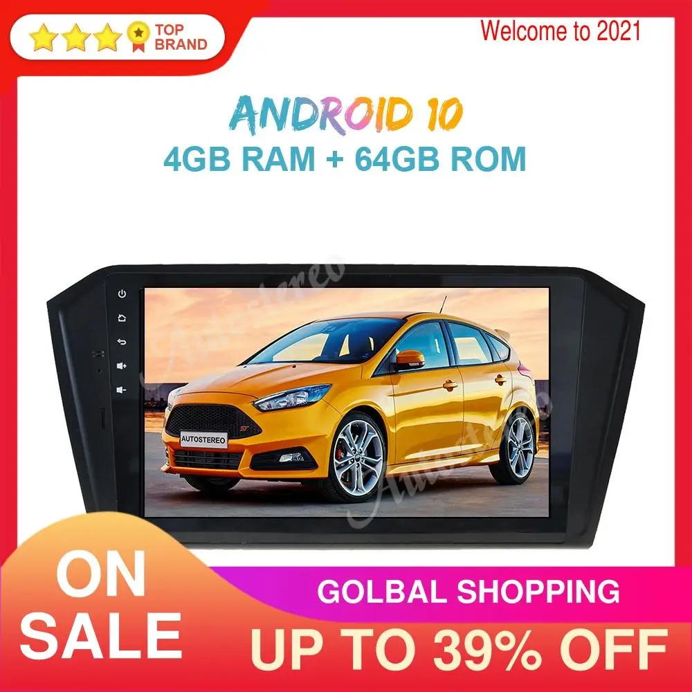

Android 10 4GB+64GB PX6 Car Radio GPS Navigation for Volkswagen Passat 2015 2016 2017 Auto Radio Tape Recorder Multimedia Player