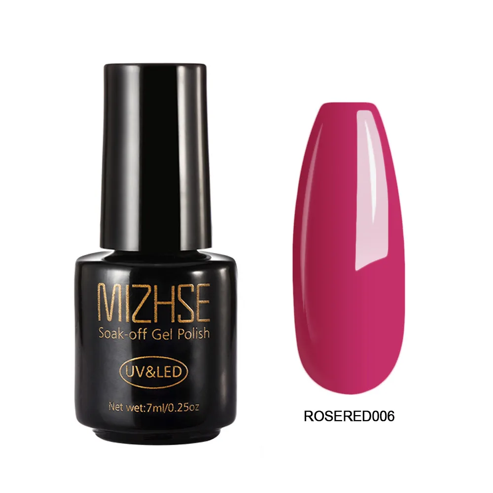 set29 Rosered006 MIZHSE УФ-Гель-лак для нейл-арта, французский салон, замачиваемый клей для ногтей, лак для наращивания ногтей, 312 цветов, Гель-лак - Цвет: set29 Rosered006