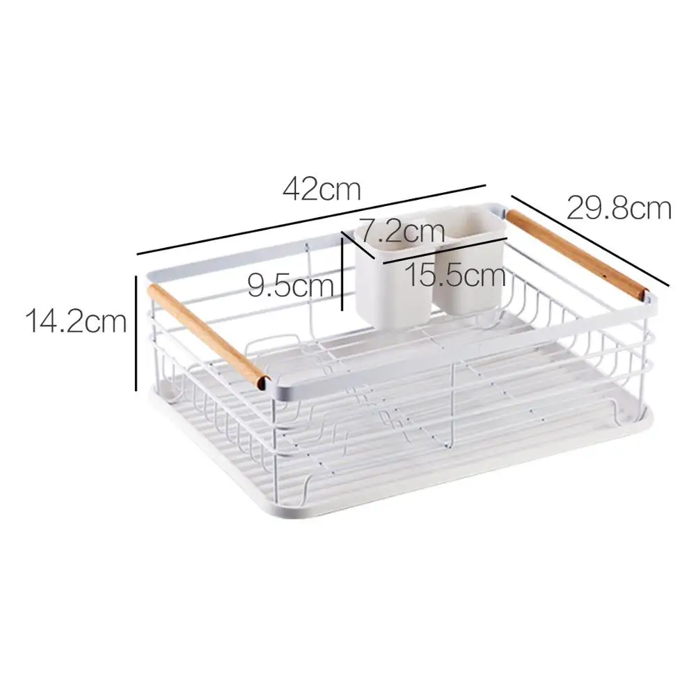 

2020Hot Iron Kitchen Dish Drying Rack Tableware Drainer Storage Basket Shelf Bowl Plate Dishes Drainer Kitchen Sink Organizer