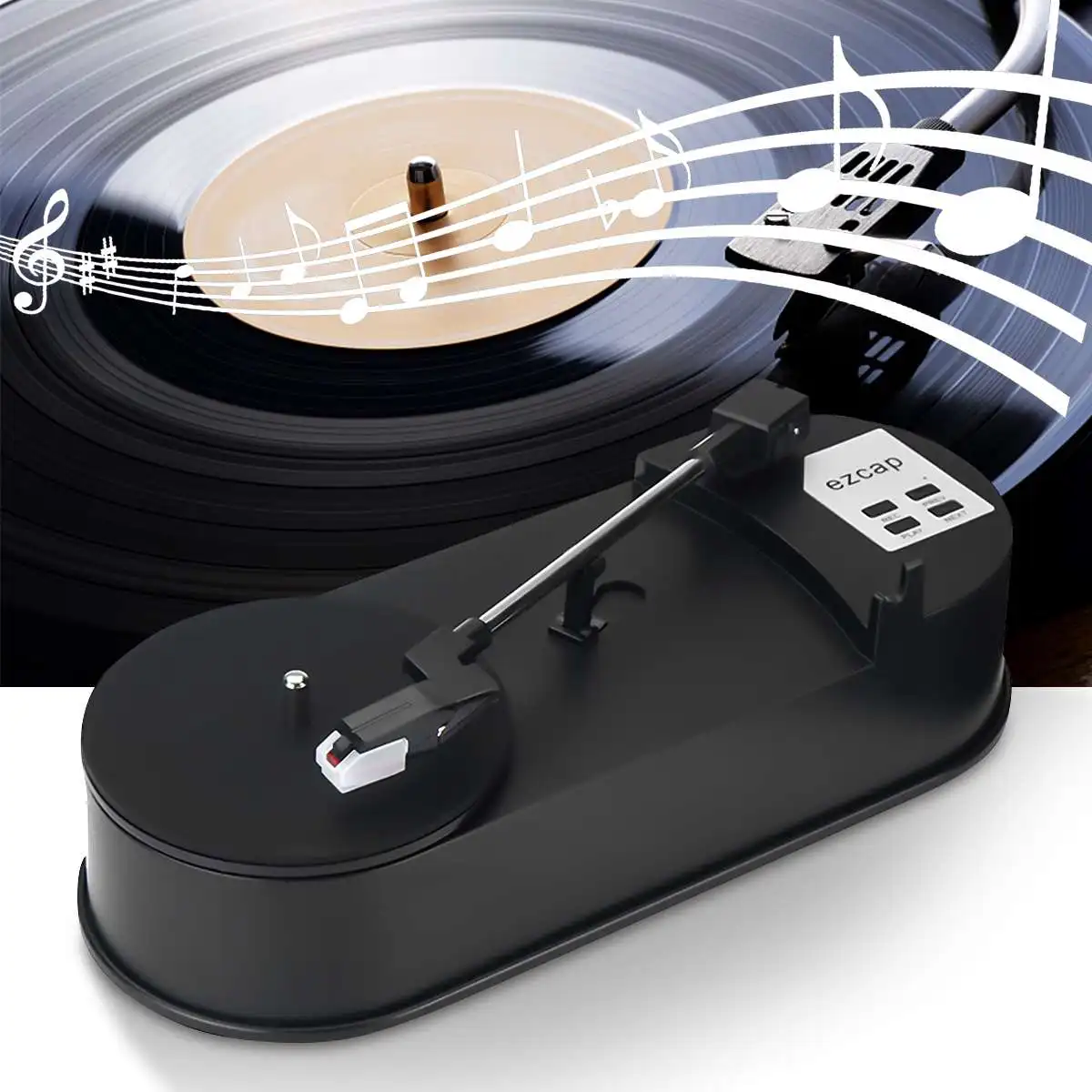 LEORY мини проигрыватель Vinil LP запись в MP3 USB зарядка конвертер SD флэш-накопитель напрямую нет необходимости для ПК защиты виниловой записи