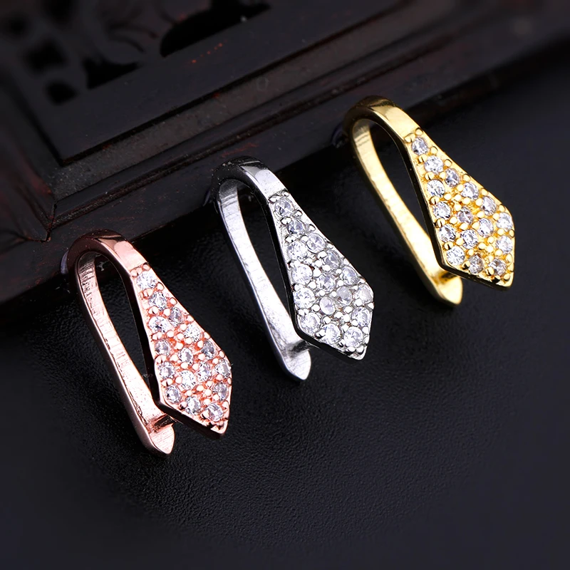 925 Sterling Silver Melon Seeds Buckle Pendants Clasps Hook Clips Bails Connectors Charm Bail Beads Supplies DIY Jewelry Making