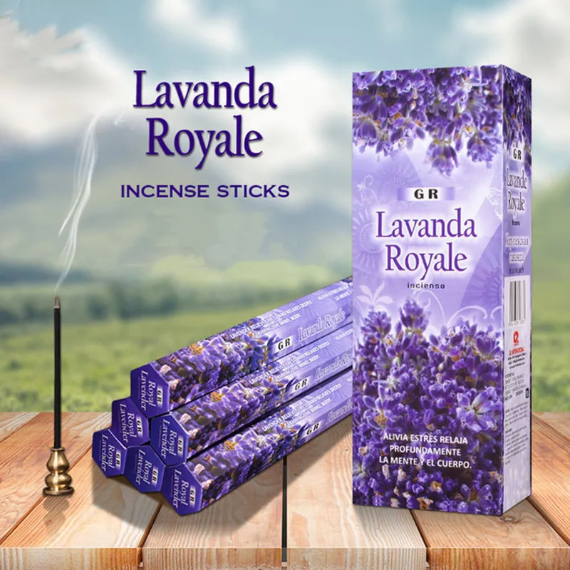 

Hot 20 Sticks Indian Incense Lavender Rose Gardenia Chrysanthemum Sandalwood Incense Purifying Air Deodorization Aromatherapy