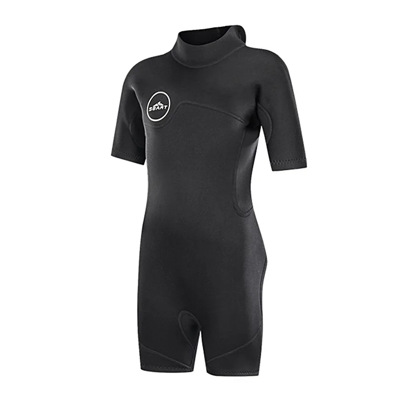 

Kids 2mm SCR Neoprene Swimsuit Baby Wetsuits Snorkeling Surfing Children's Swimwear Short sleeve Elastic Diving Suits