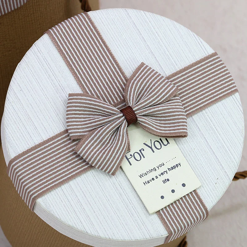 3 шт набор новый простой и свежий Подарочная коробка Круглый Свадебный подарок