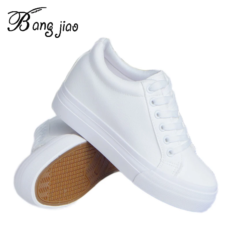 Модные кроссовки на платформе новая осенняя женская обувь повседневная женские