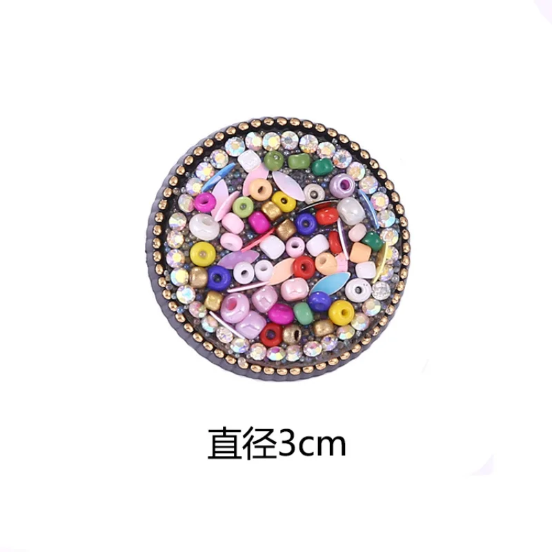 

Decorative button high foot hair button fashion small fragrant wind button Korean version cute decorative small button 1pcs