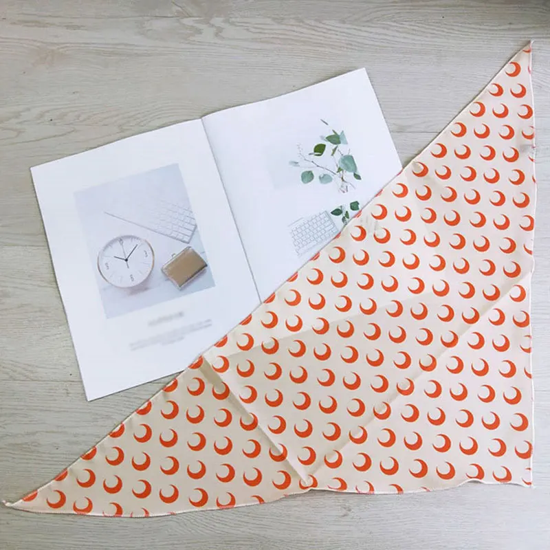 

2020 Square Silk Scarf Women Fashion Print Small Neck Scarfs Office Lady Hair Band Foulard Hand Kerchief Female Bandana Shawl