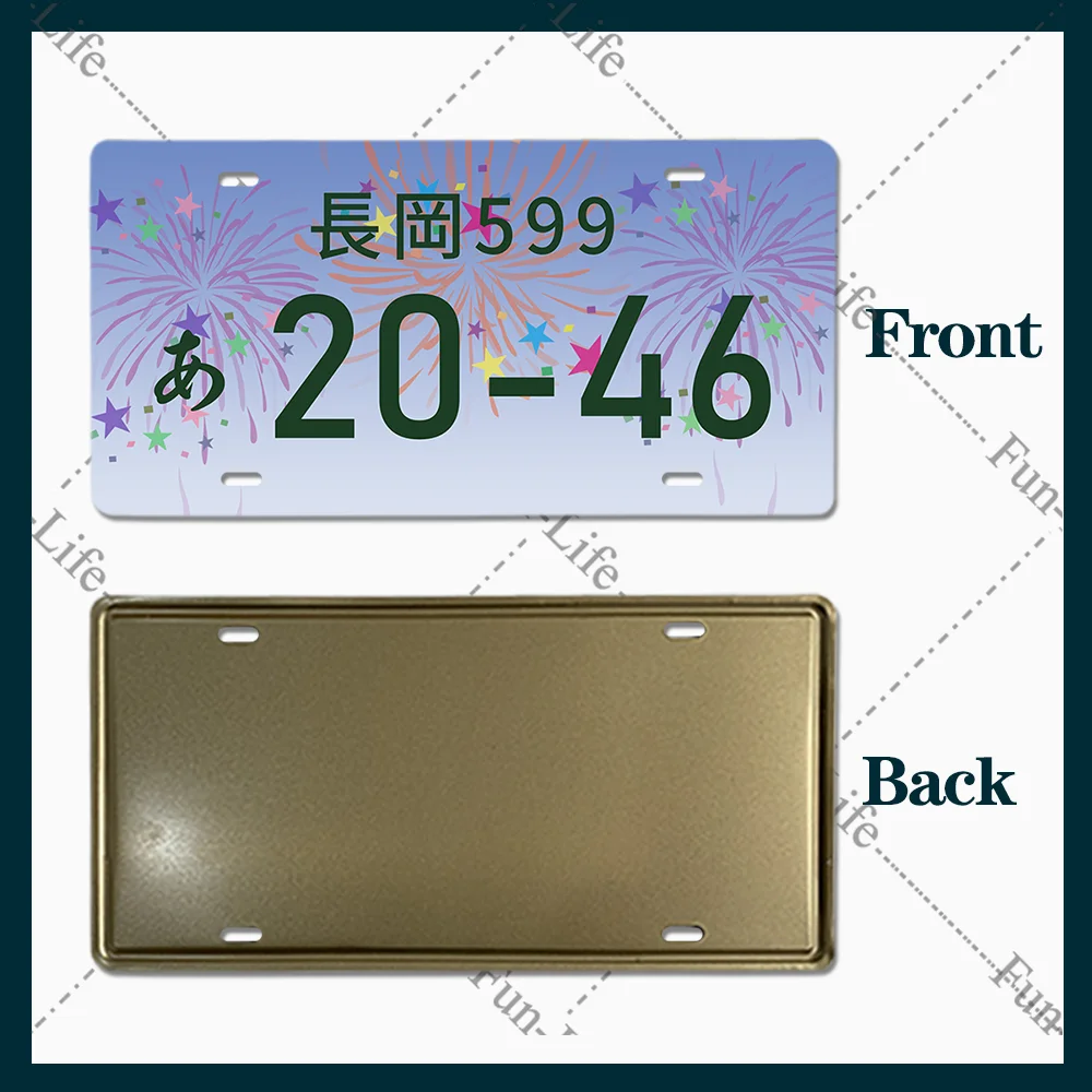 Винтажный металлический оловянный плакат в стиле ретро с номерным знаком -