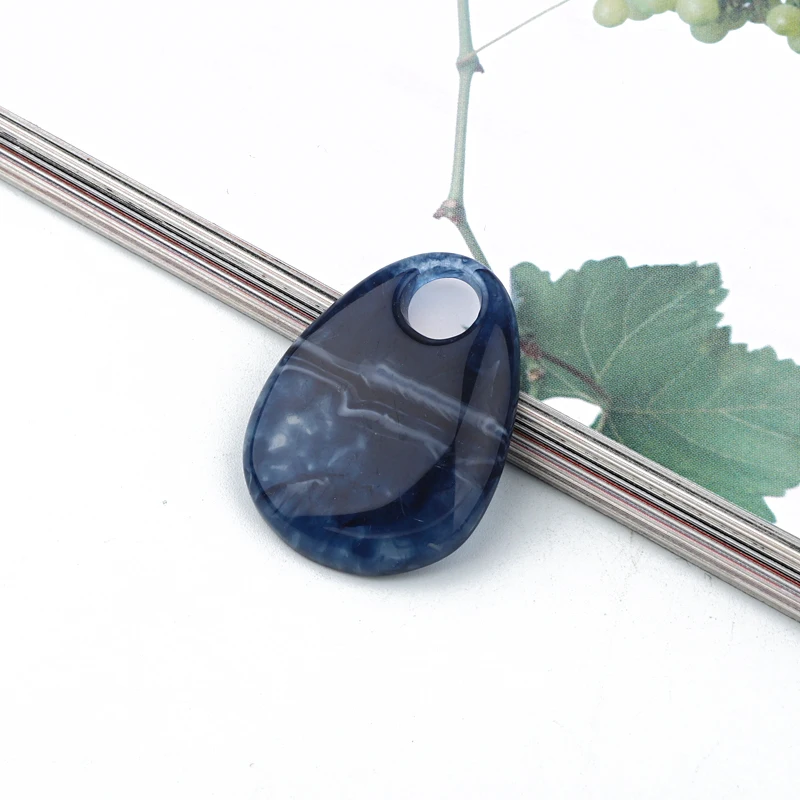 blue lanse 10 шт. классические серьги-капли украшения из смолы подвески для ювелирных изделий сделать Висячие Серьги Ожерелье Подвески DIY аксессуары для рук F752 - Окраска металла: blue lanse