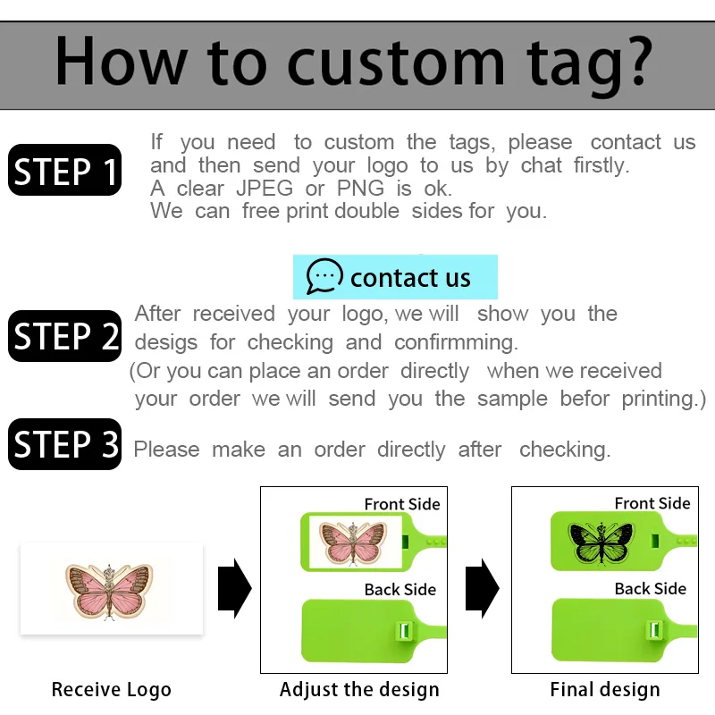 100 фирменные ярлыки на молнии с застежкой-молнией для одежды из белого пластика