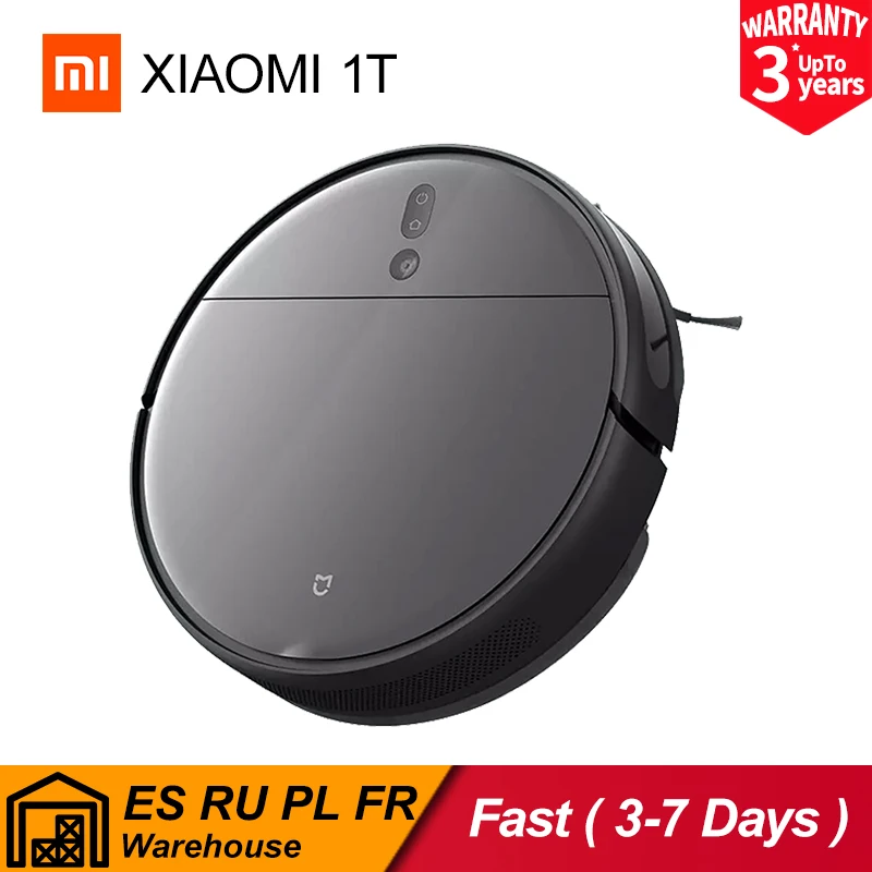 Робот Xiaomi Mijia 1T с циклонным всасыванием 3000 па 5200 мАч Со склад из РФ | Бытовая