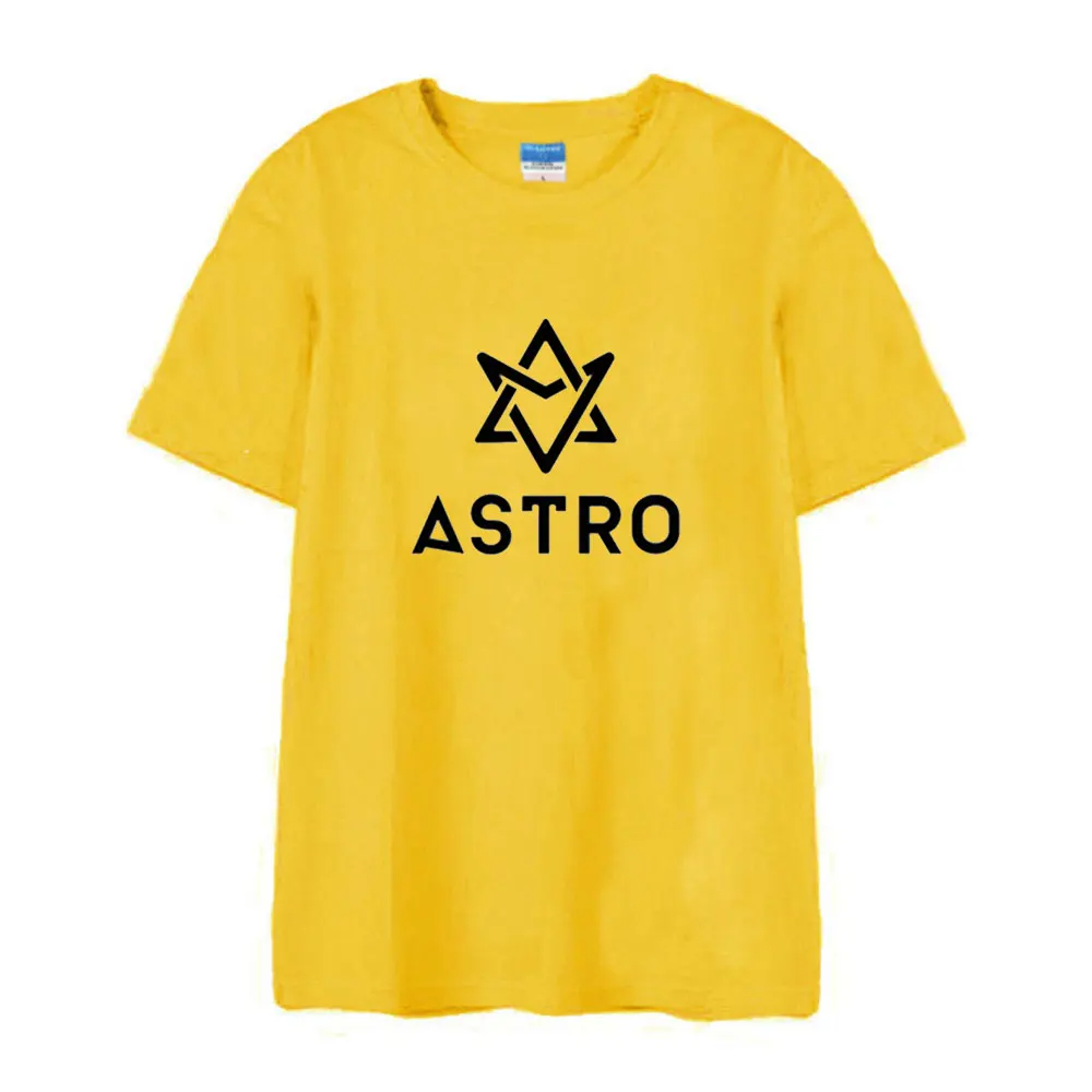 Удобные летние футболки Koresn Astro с принтом Kpop вокал концерт футболка унисекс топ