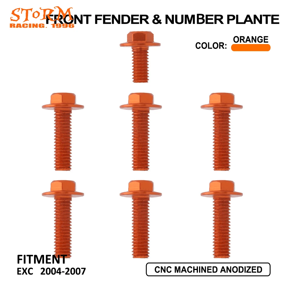 CNC мотоциклетные оранжевые боковые панели сиденья заднее переднее крыло
