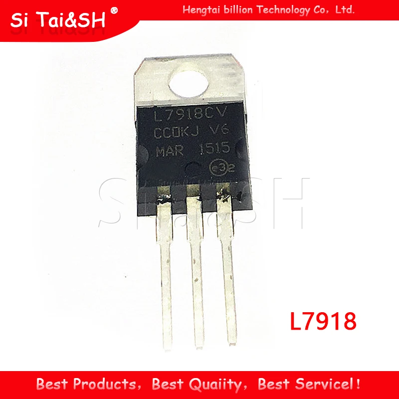 10 шт./лот 7918 L7918 L7918CV TO220 18В/1.5A Трехконтактный регулятор новый оригинальный |