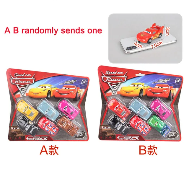 2/4/5/6 шт./компл. Disney Diecast из металлического сплава Pixar Cars 3 McQUEENS Jackson Storm McQueen