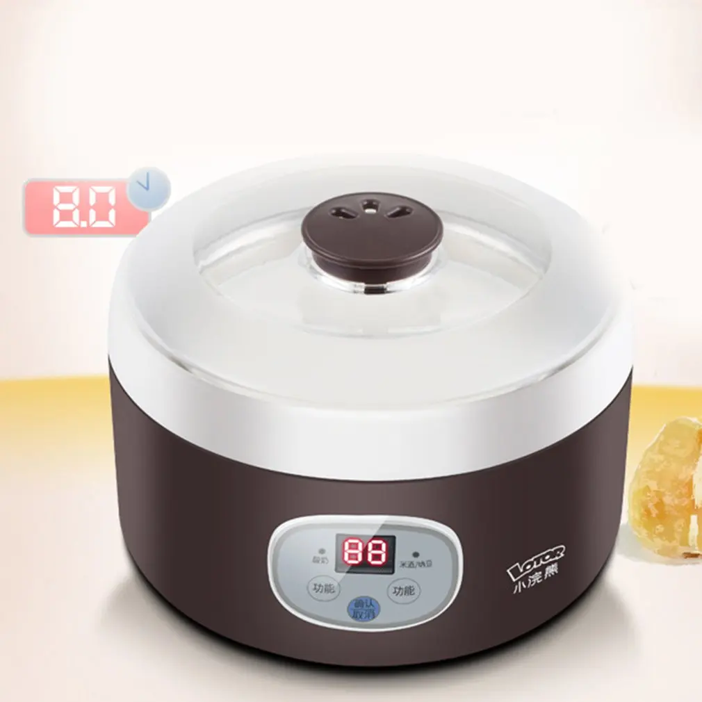 

TW-303A small raccoon yogurt machine - brown no cup is very good with very durable fermentation machine