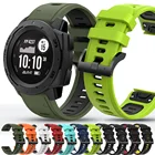 Ремешок тактический для Garmin Instinct Instinct Fenix 6 Pro 5 Plus, быстросъемный сменный ремешок для часов, силиконовый браслет для наручных часов