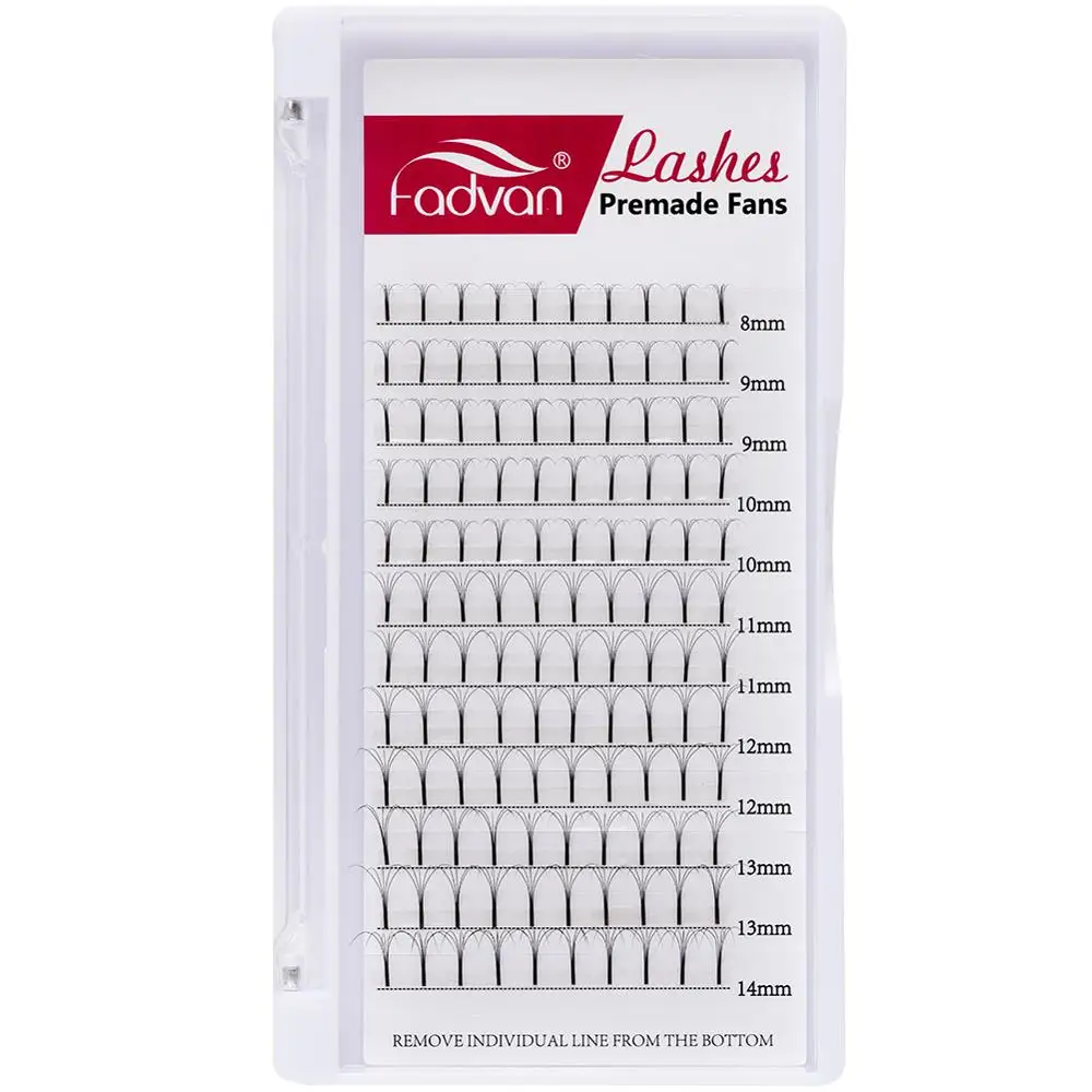 4 чехла/набор отдельные Кластерные ресницы широкие вееры готовый русский объем 3D