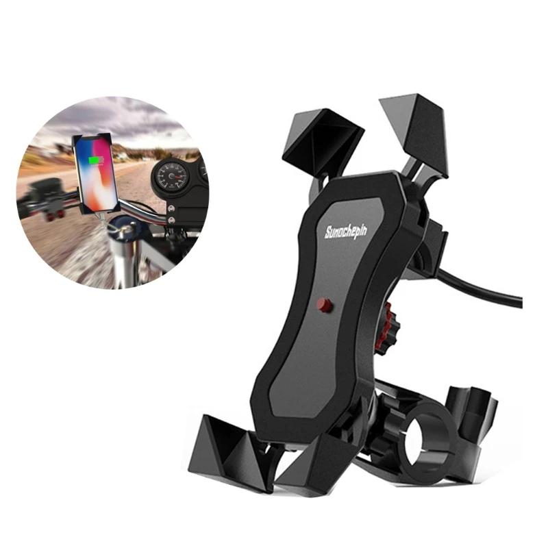 

X7AE Bicycle Mobile Phone Holder Universal Motorcycle Smartphone Mount Support Stand Mountain Road Bike Bracket