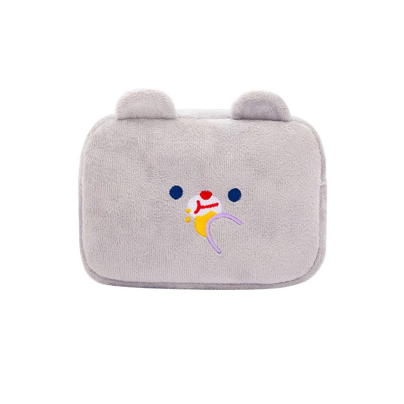 Coin Purse Cute Women Handbag Phone Bag Bentoy Milkjoy Flannel Soft Digital Packet Function Large Storage Case Make Up Holder | Канцтовары