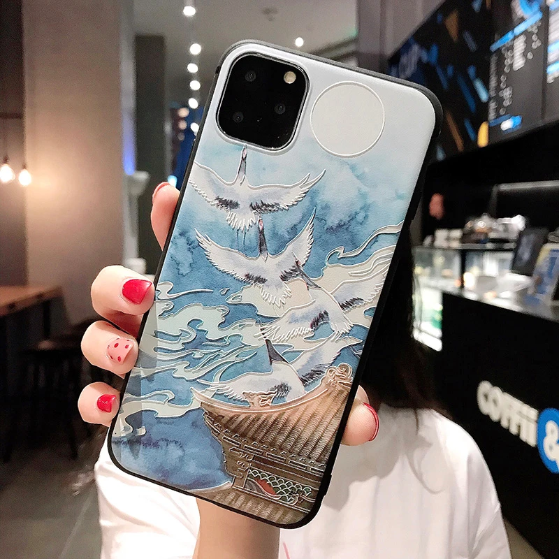Soft TPU Phone Case for Xiaomi Redmi Note 8 7 6 5 5A K20 Pro 4X Mi 9 A2 5X A3 Lite Luxury Relief Silicone Back Cover Casing |