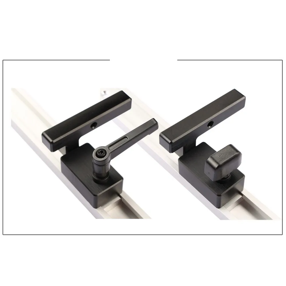 Т образный слот 1 комплект торцевой упор и 300 600 мм алюминиевый сплав для