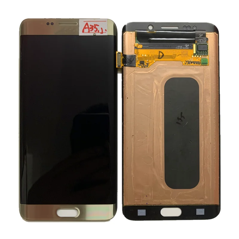 Оригинальный AMOLED ЖК дисплей с черной точкой для SAMSUNG S6 edge PLUS G928U G928A G928F дигитайзер