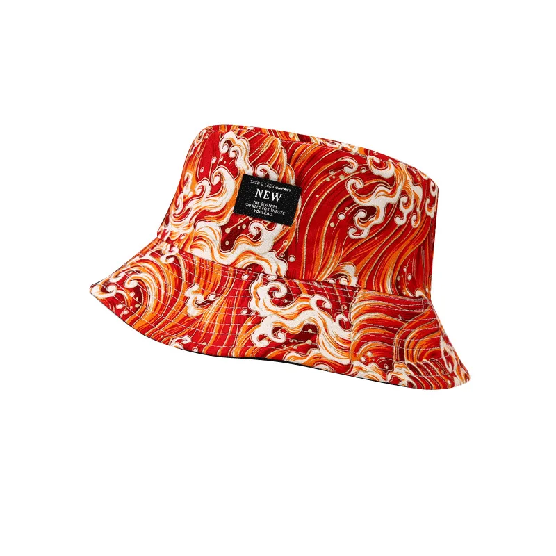 

Foldable Sun Protection Hat Graffiti Starry Basin Hat with Fisherman Hat on Both Sides Casual Sun Hat Bucket Hats Gorros Mujer