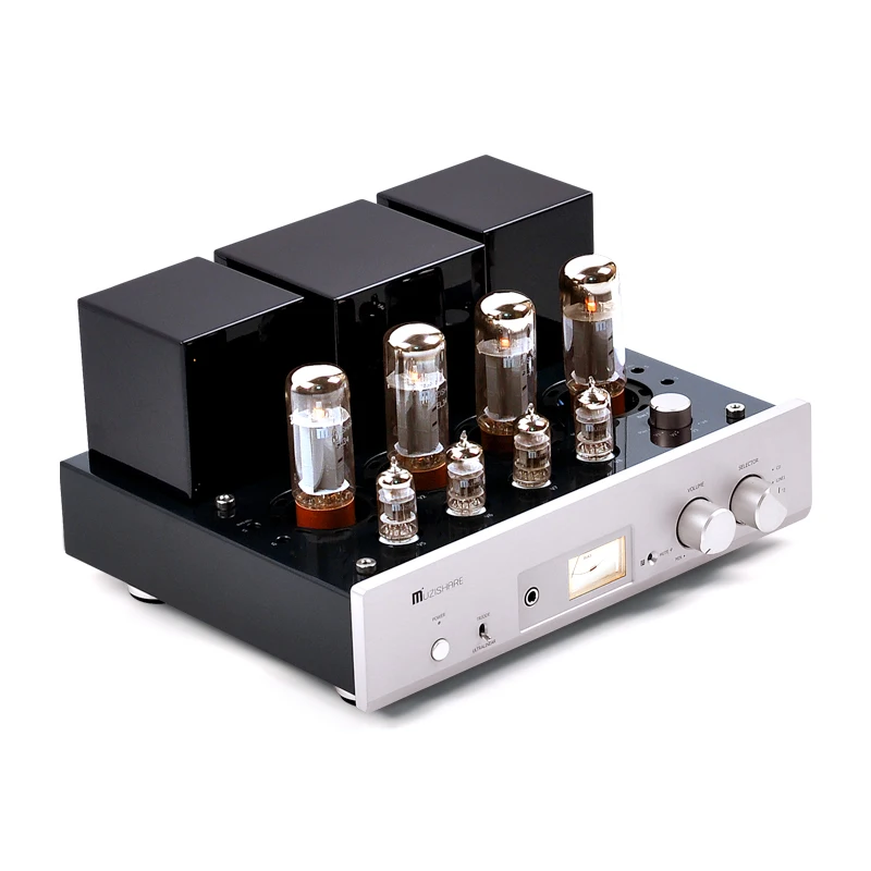 

MUZISHARE X5 fever bile amplifier, EL34 tube, harmonic distortion 1% (1KHZ) machine frequency response 10HZ~50KHZ (-1.5DB)