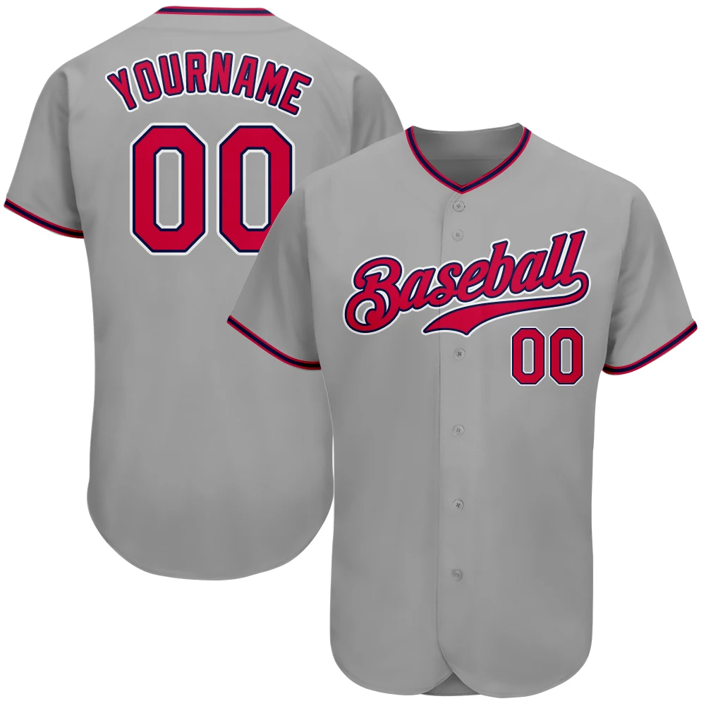 Custom Baseball Jerseys Printing Player’s Name Number Sports Soft Breathable Short Shirt