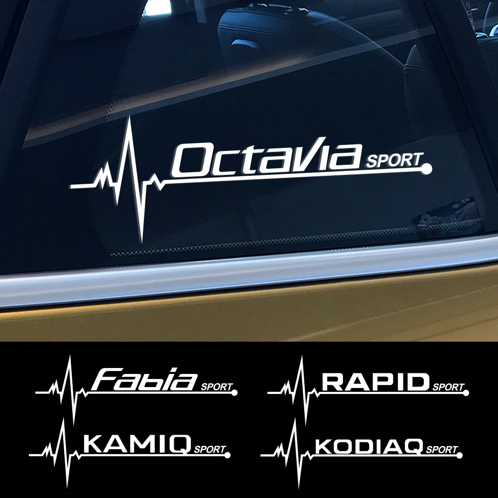 Наклейки на боковые окна автомобиля для Skoda Octavia 2 A7 A5 Fabia 3 Rapid Superb Kodiaq Scala Karoq Kamiq Citigo