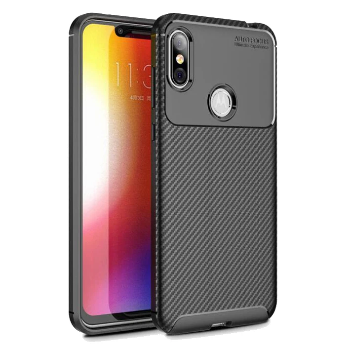 Чехол из углеродного волокна для телефона: Motorola G6 E5V Z3 P30 G7 ONE P40 E6 Z4 Play note power Plus Beetle