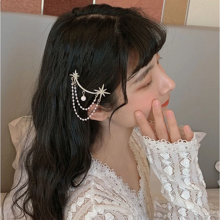 

20pcs/lot Simulated Pearl Clip Frog Hair Clips for Girls Wild Lady Hairpin Cute Temperament Headdress Hair Accessories for Women